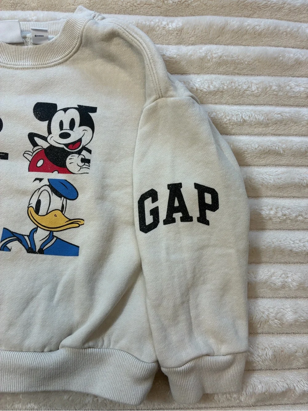 Gap 2T Disney Mickey & Friends Off White Sweatshirt